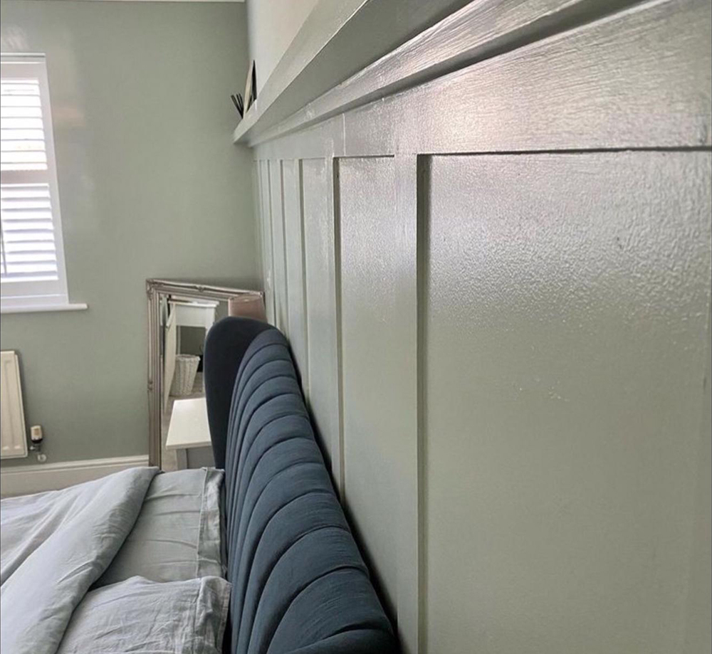 painted bedroom
