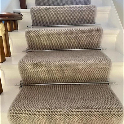 carpeted stairs