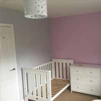 pink childrens bedroom