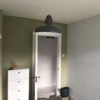 green kitchen walls