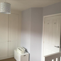 painted bedroom