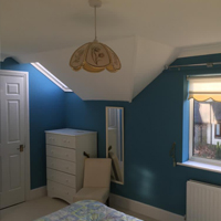 blue bedroom